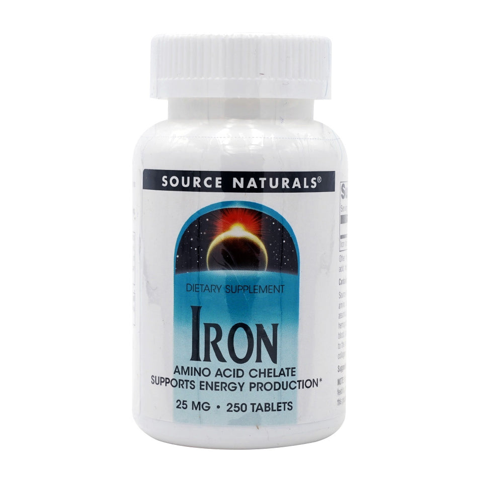 ソースナチュラルズ_アイアン 25mg、250錠