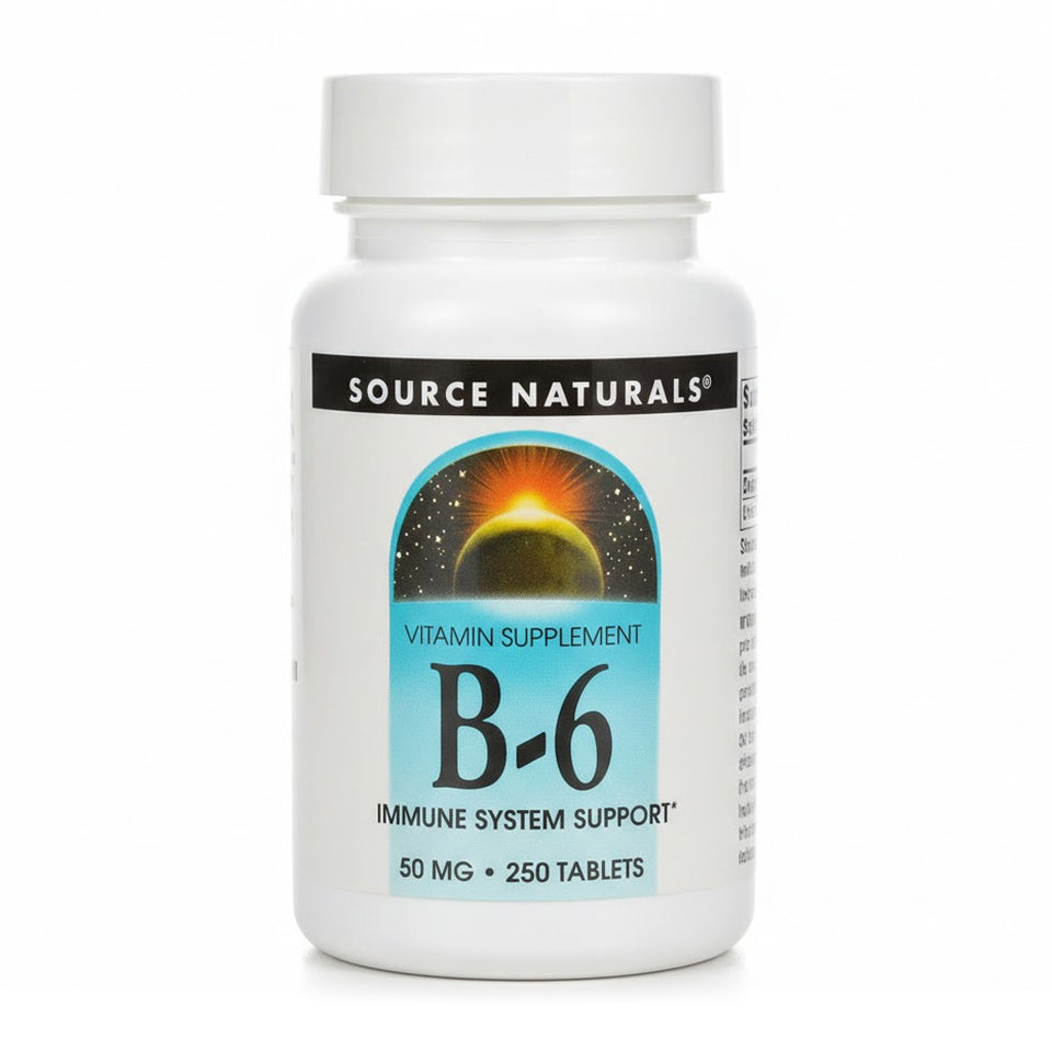 ソースナチュラルズ_ビタミンB-6 50mg、250錠