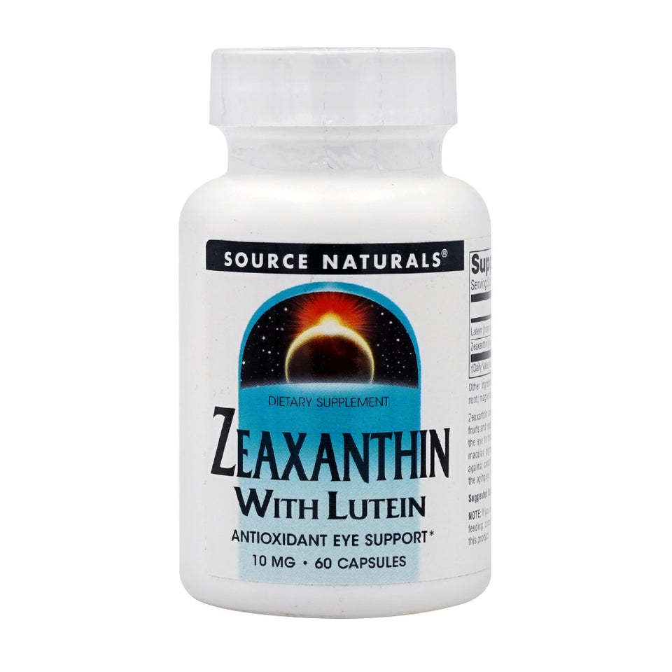 ソースナチュラルズ_ゼアキサンチン・ウィズ・ルテイン10mg、60カプセル