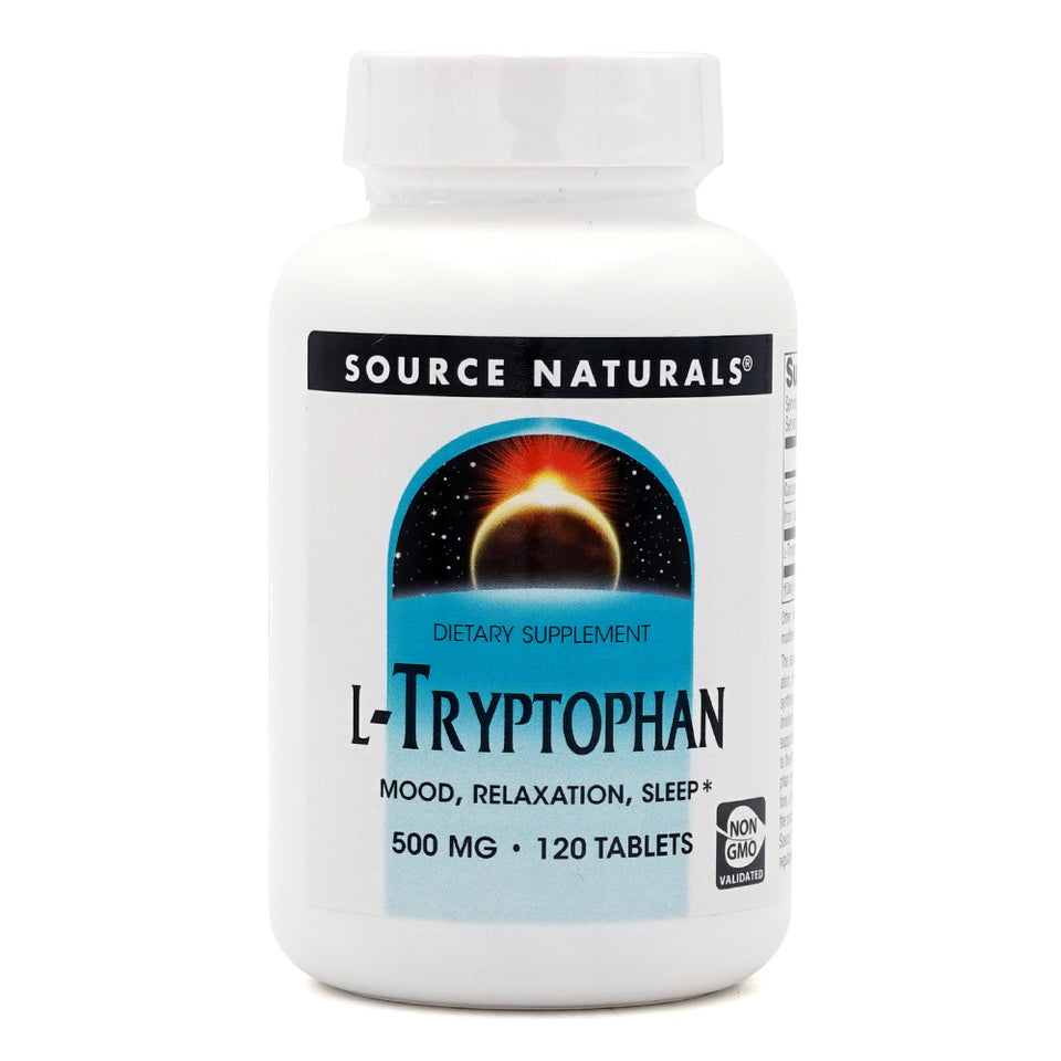 ソースナチュラルズ_L-トリプトファン 500mg、120錠
