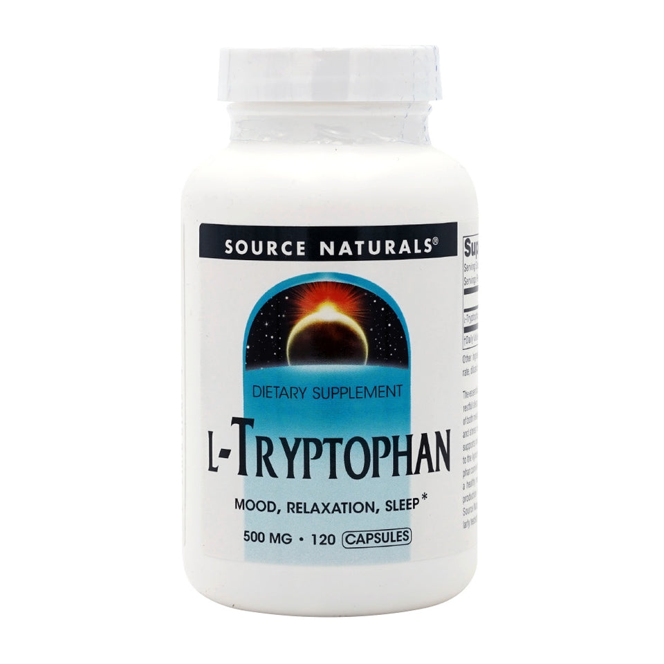 ソースナチュラルズ_L-トリプトファン 500mg、120カプセル