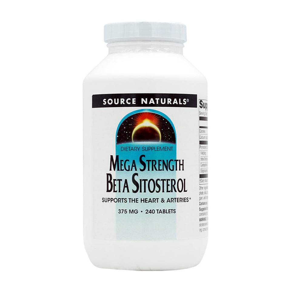 Source Naturals メガストレングス ベータシトステロール 375mg、240粒