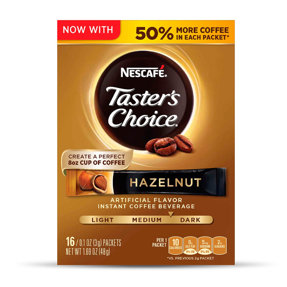 ネスレ_テスターズチョイス、ヘーゼルナッツ インスタントコーヒー 16パック 48g