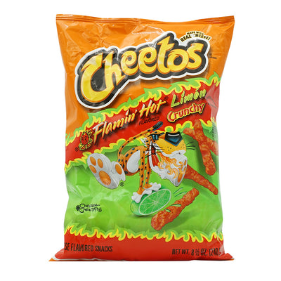 Cheetos Crunchy Flamin Hot Limon, 8.5 oz