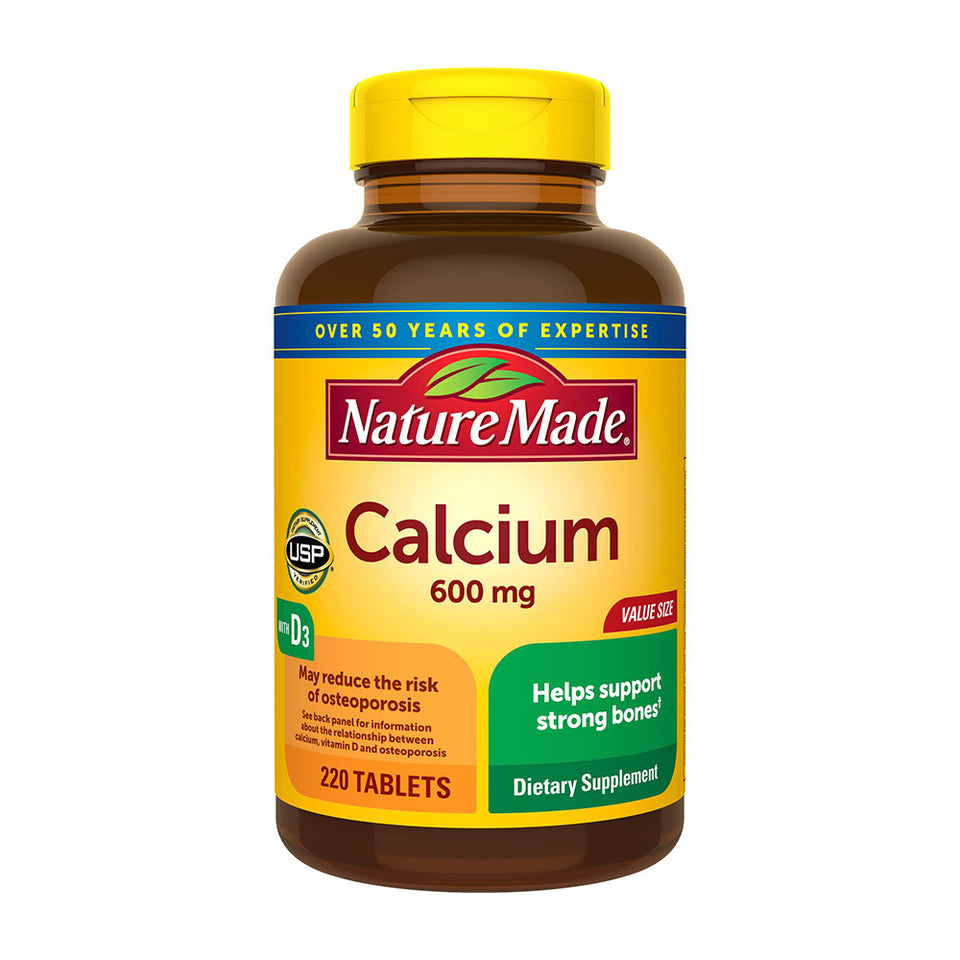 Calcium 600 mg with D3, 220 Tablets