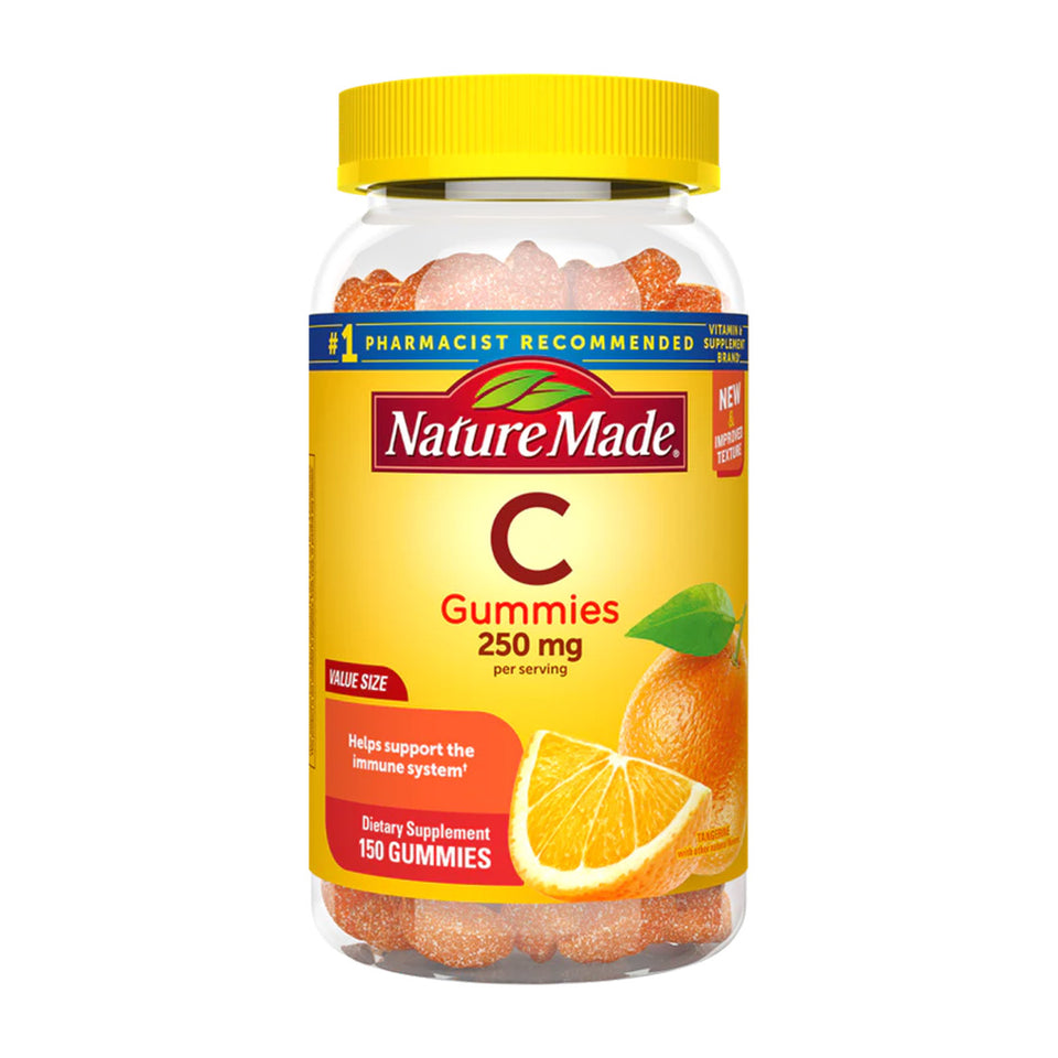 Vitamin C Gummies 250 mg Tangerine, 150 Gummies