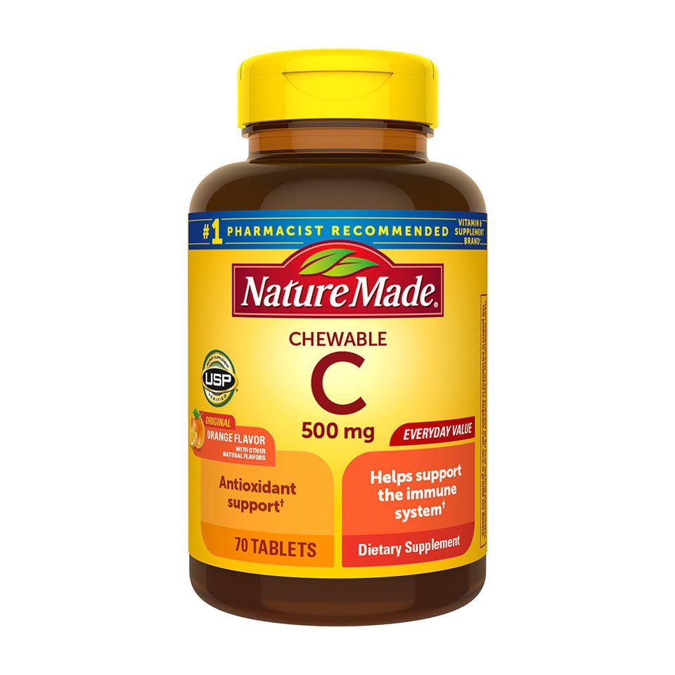ネイチャーメイド_チュアブル ビタミンC 500mg オレンジ味、70粒