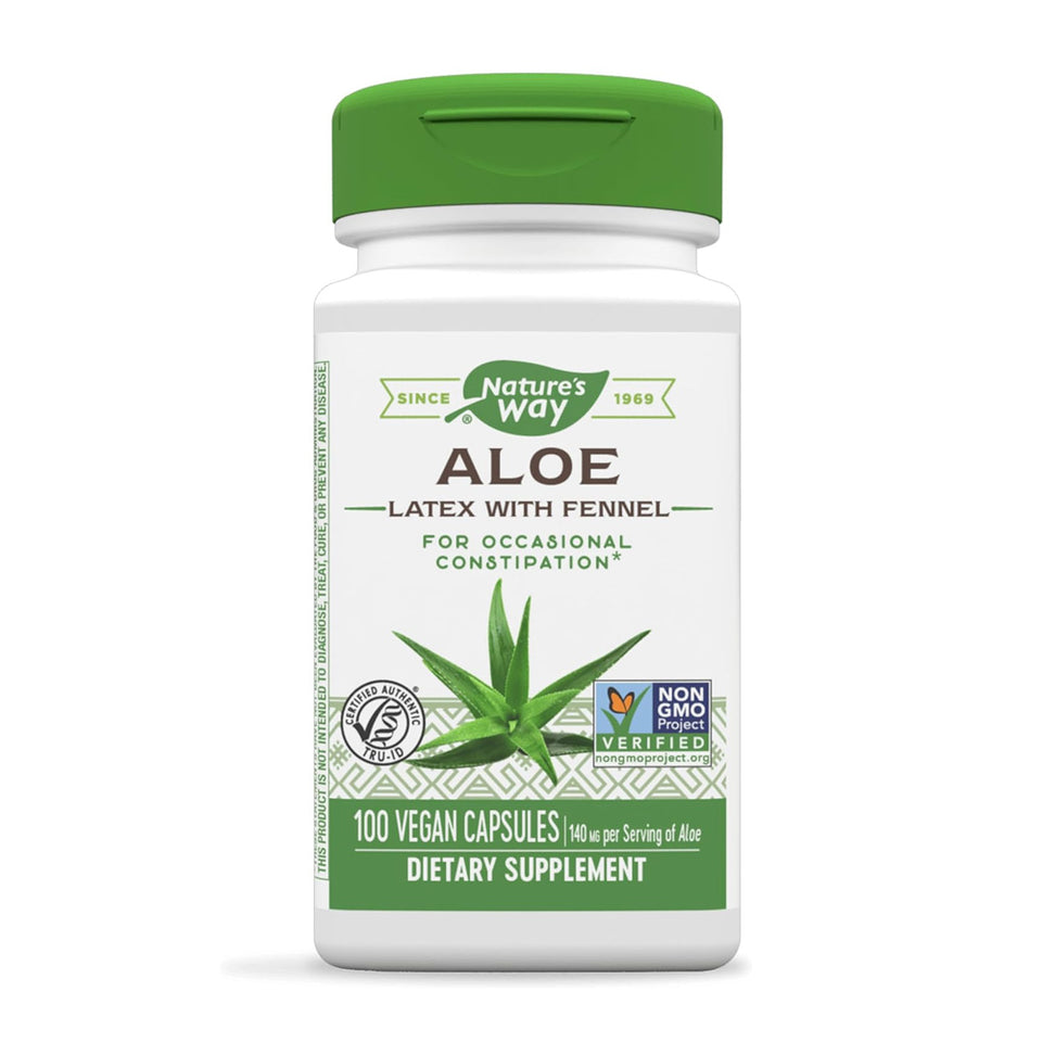 ネイチャーズウェイ_アロエラテックス ウィズフェンネル 140mg、100ベジカプセル