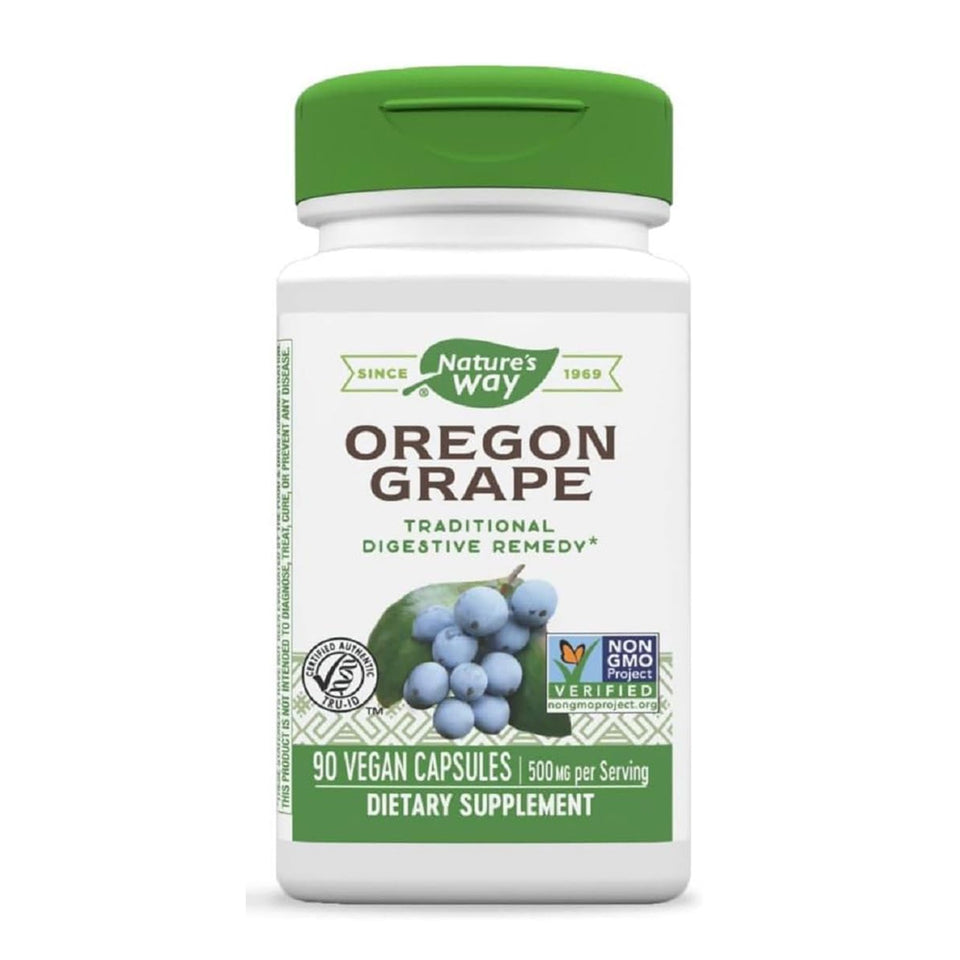 ネイチャーズウェイ_オレゴン グレープ 500mg、90ベジカプセル