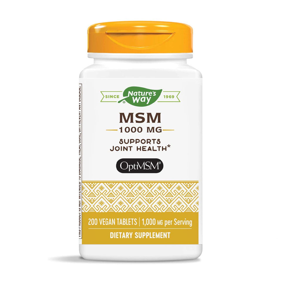 ネイチャーズウェイ_MSM 1000mg、200植物性タブレット