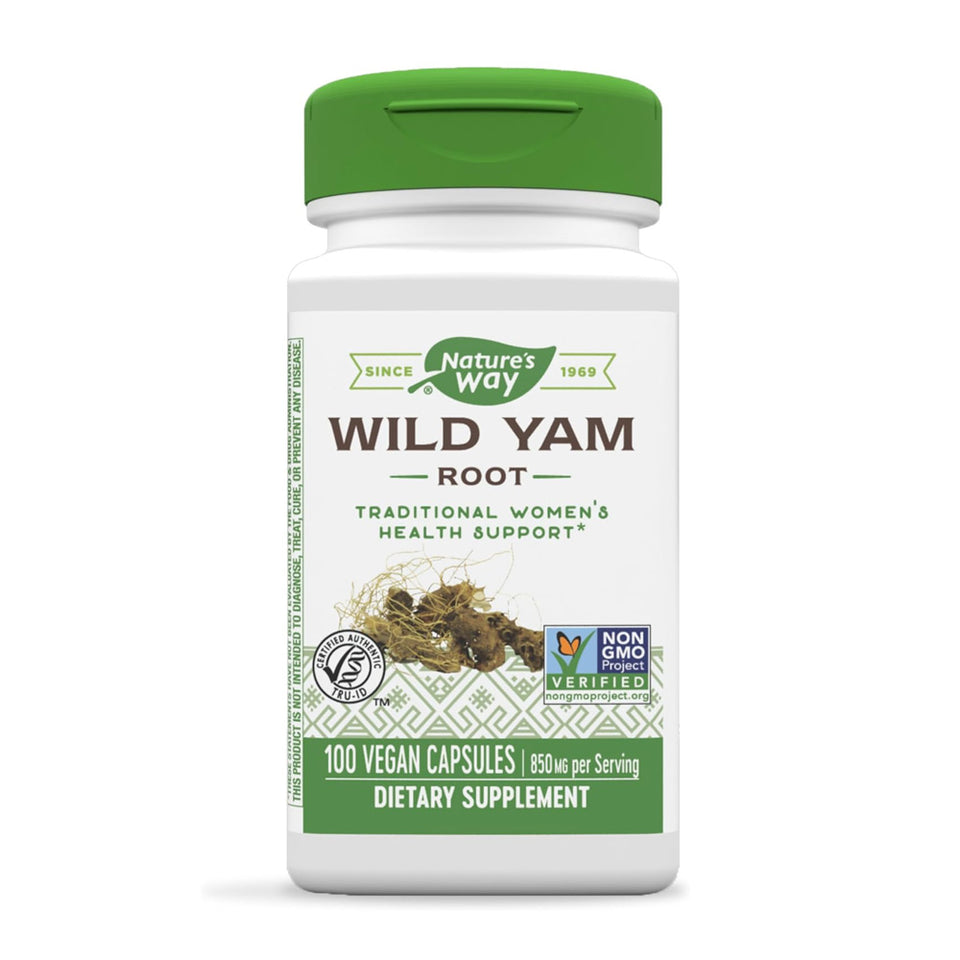 ネイチャーズウェイ_ワイルドヤム根 850mg、180ベジカプセル