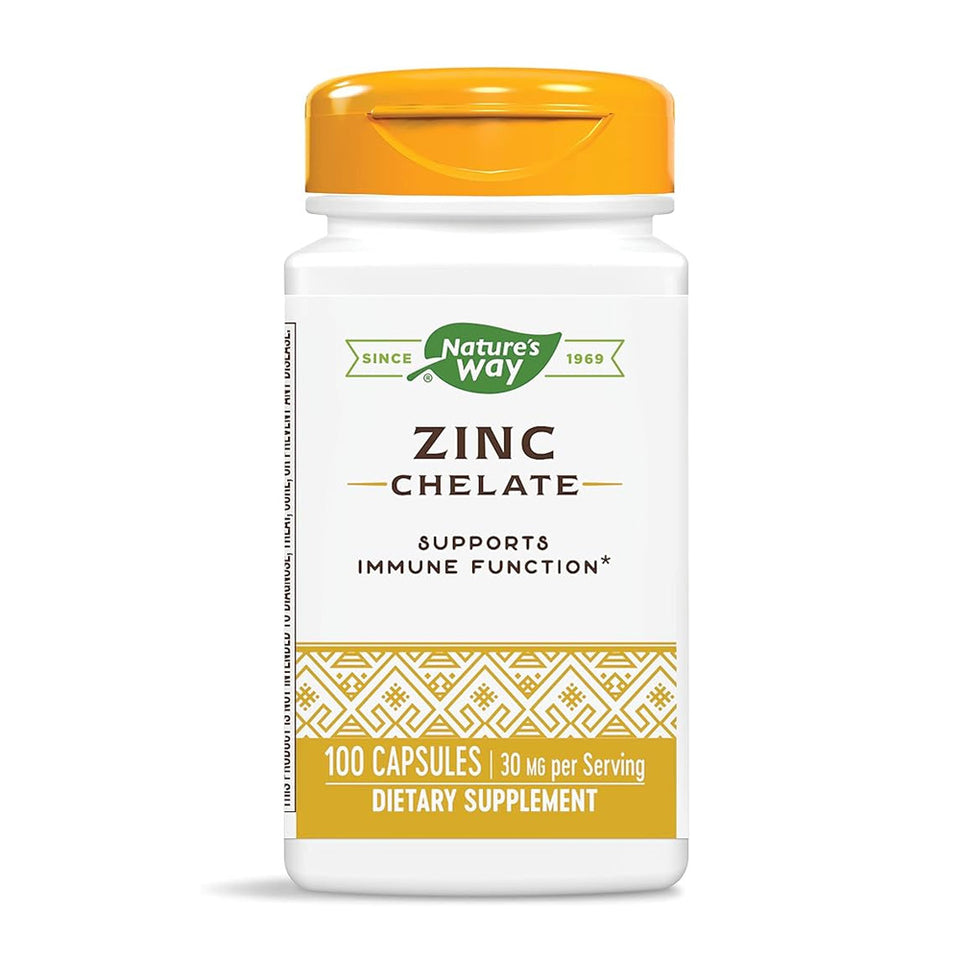 ネイチャーズウェイ_キレート亜鉛 30mg、100カプセル