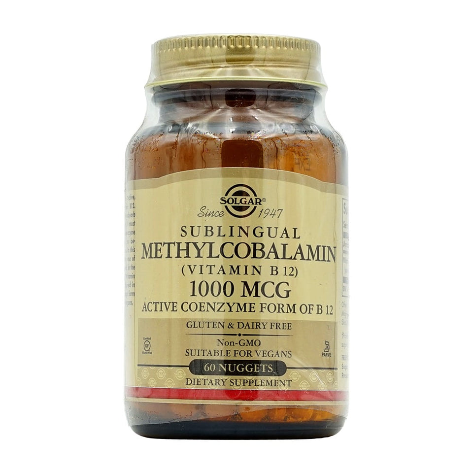 솔가_서브링구얼 메틸코발라민 (비타민 B12) 1000mg, 60 너겟