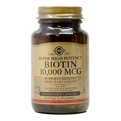 솔가_スーパーハイポテンシー ビオチン 10000mcg、60植物性カプセル