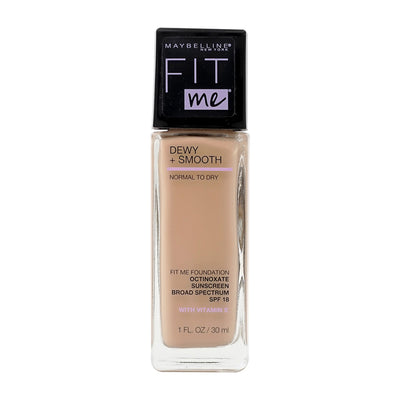 메이블린뉴욕_핏 미 듀이+스무스 파운데이션 110 포슬린 선스크린 SPF 18, 30ml