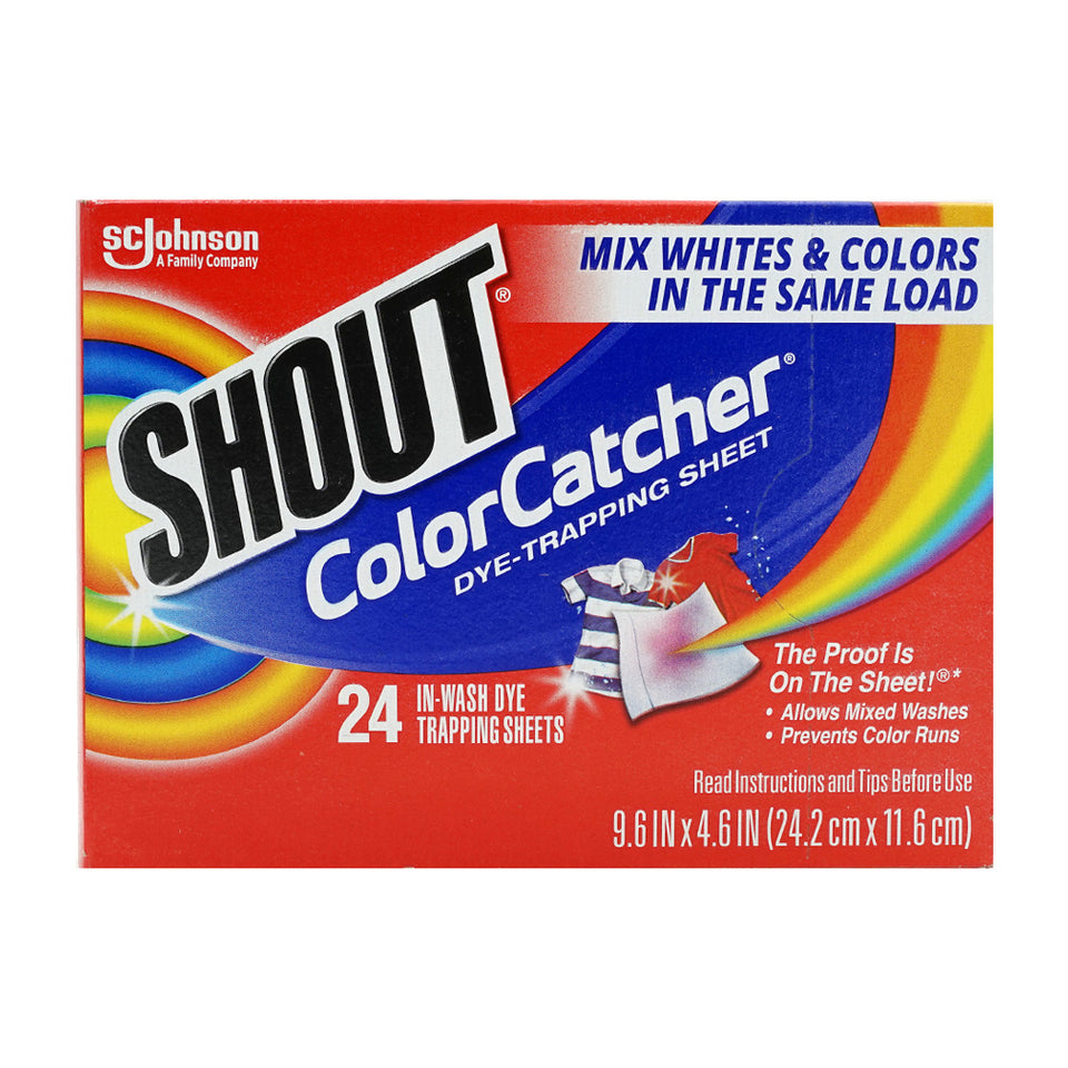 Shout カラーキャッチャー 色移り防止シート 24枚