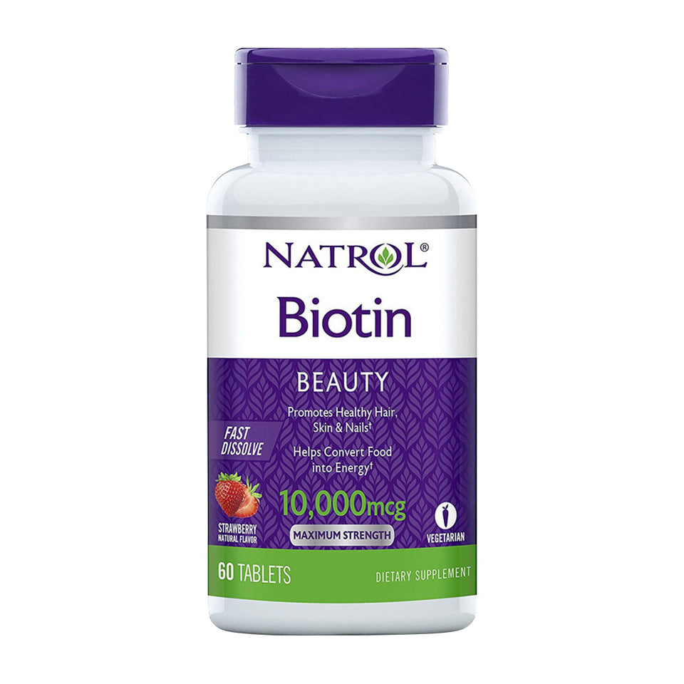 ナトロール ビオチン 10000mcg、60粒