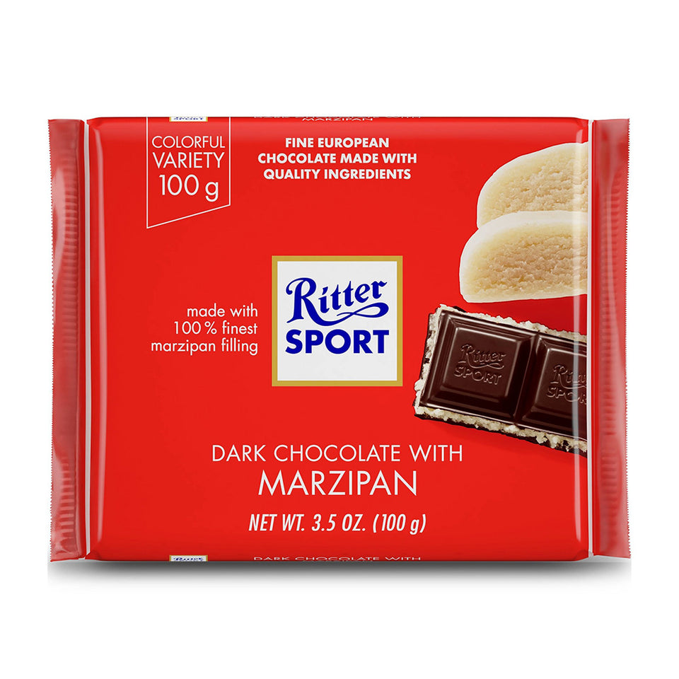 リッタースポーツ_マジパン入りダークチョコレート、100g