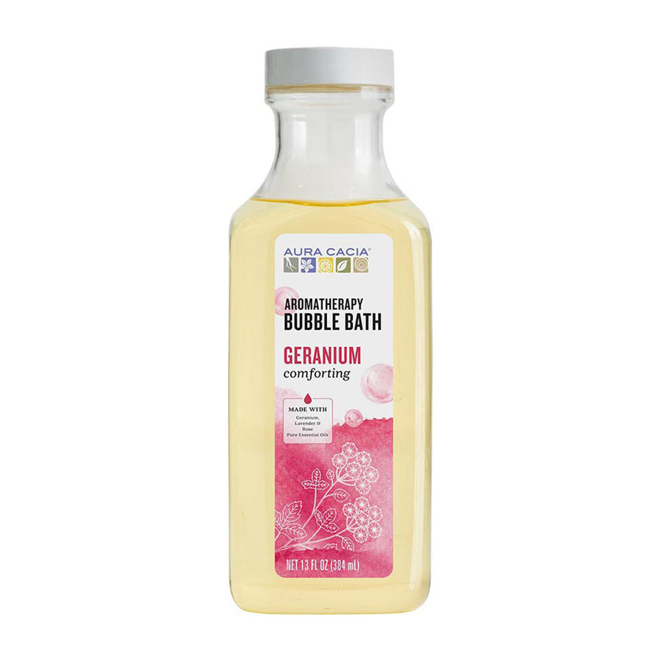 アウラカシア_アロマセラピーバブルバスゼラニウム、384ml
