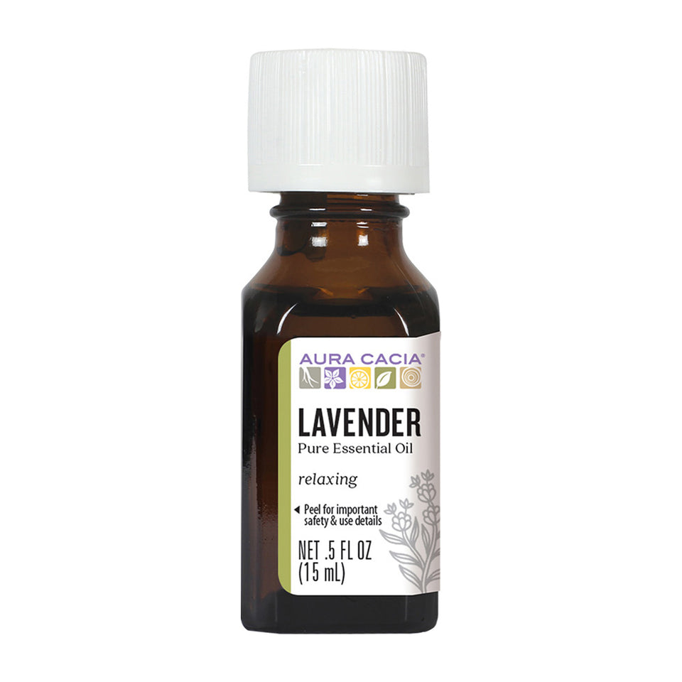 オーラカシア_ピュア エッセンシャルオイル ラベンダー、15ml