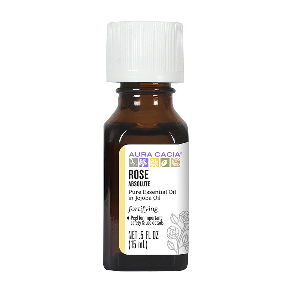 オーラカシア_ピュアエッセンシャルオイル イン ホホバオイル ローズアブソリュート、15ml