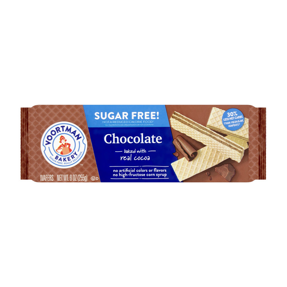 シュガーフリー チョコレートウエハース 9oz
