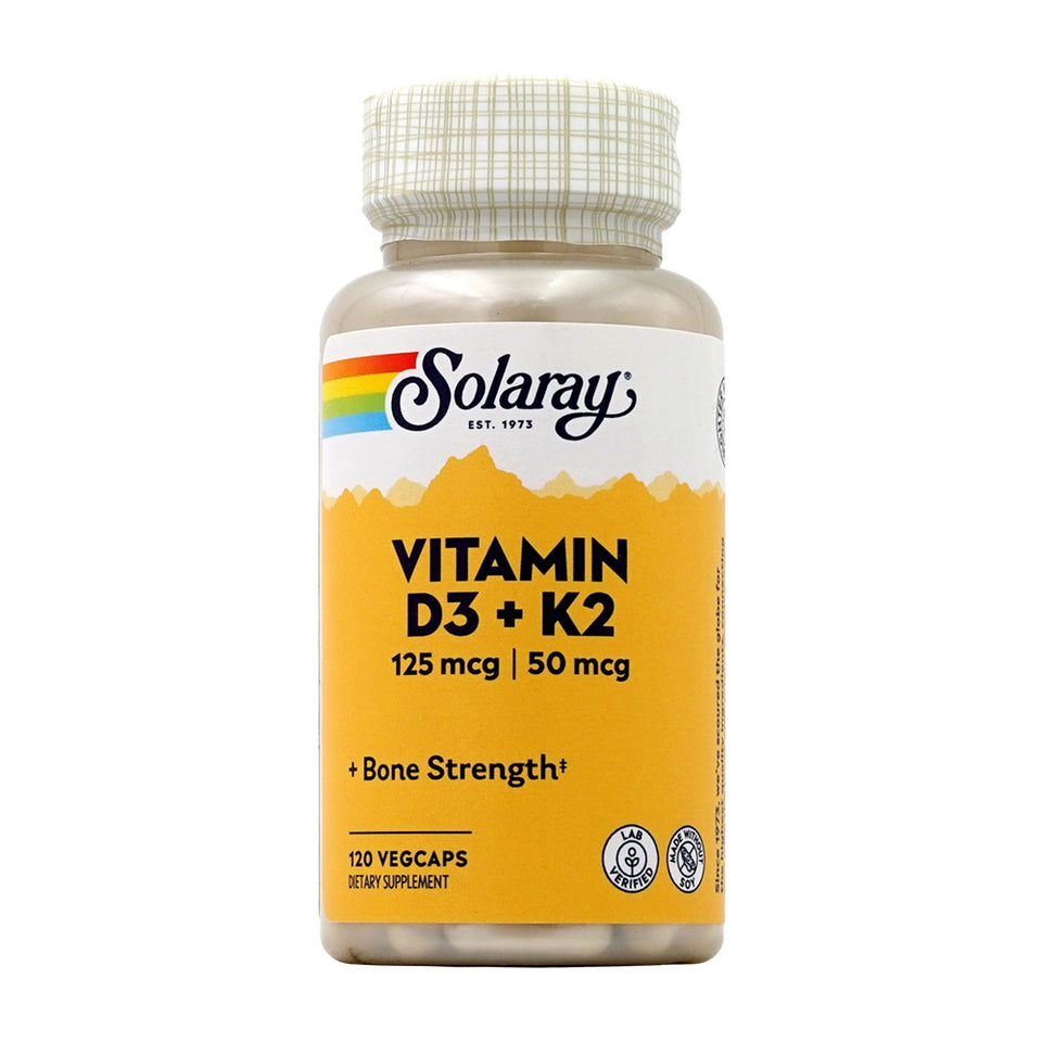 솔라레이_비타민 D3 (125mcg)+K2 (50mcg), 120 베지캡슐
