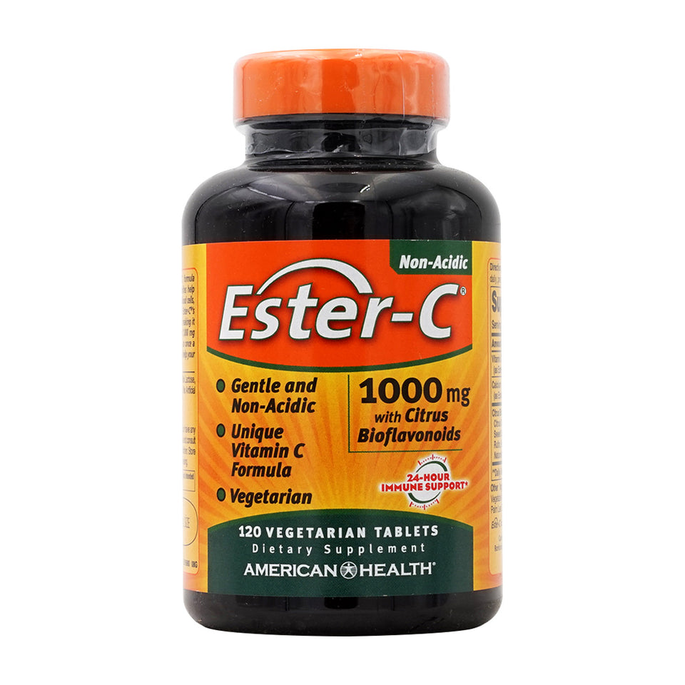 アメリカンヘルス エスターC 1000mg with シトラスバイオフラボノイド、120植物性タブレット