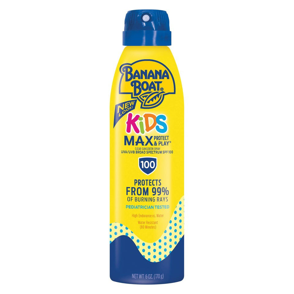 バナナボート_キッズ マックス プロテクト&プレイ サンスクリーン スプレー SPF 100 170g