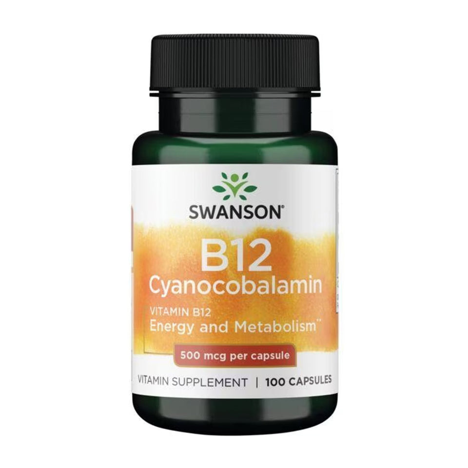 スワンソン_ビタミンB12 シアノコバラミン 500mcg、100カプセル