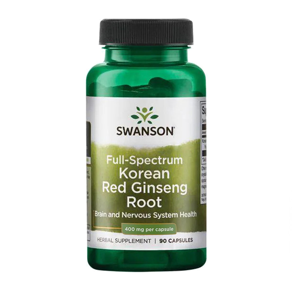 스완슨_풀 스펙트럼 코리안 레드 진생 루트 400mg, 90캡슐