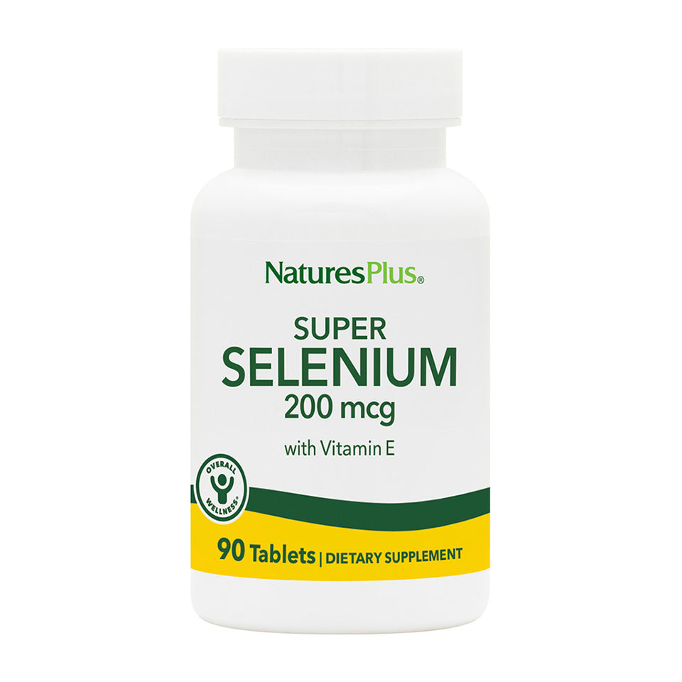 ネイチャーズプラス_スーパーセレニウム 200mcg ウィズ ビタミンE、90タブレット