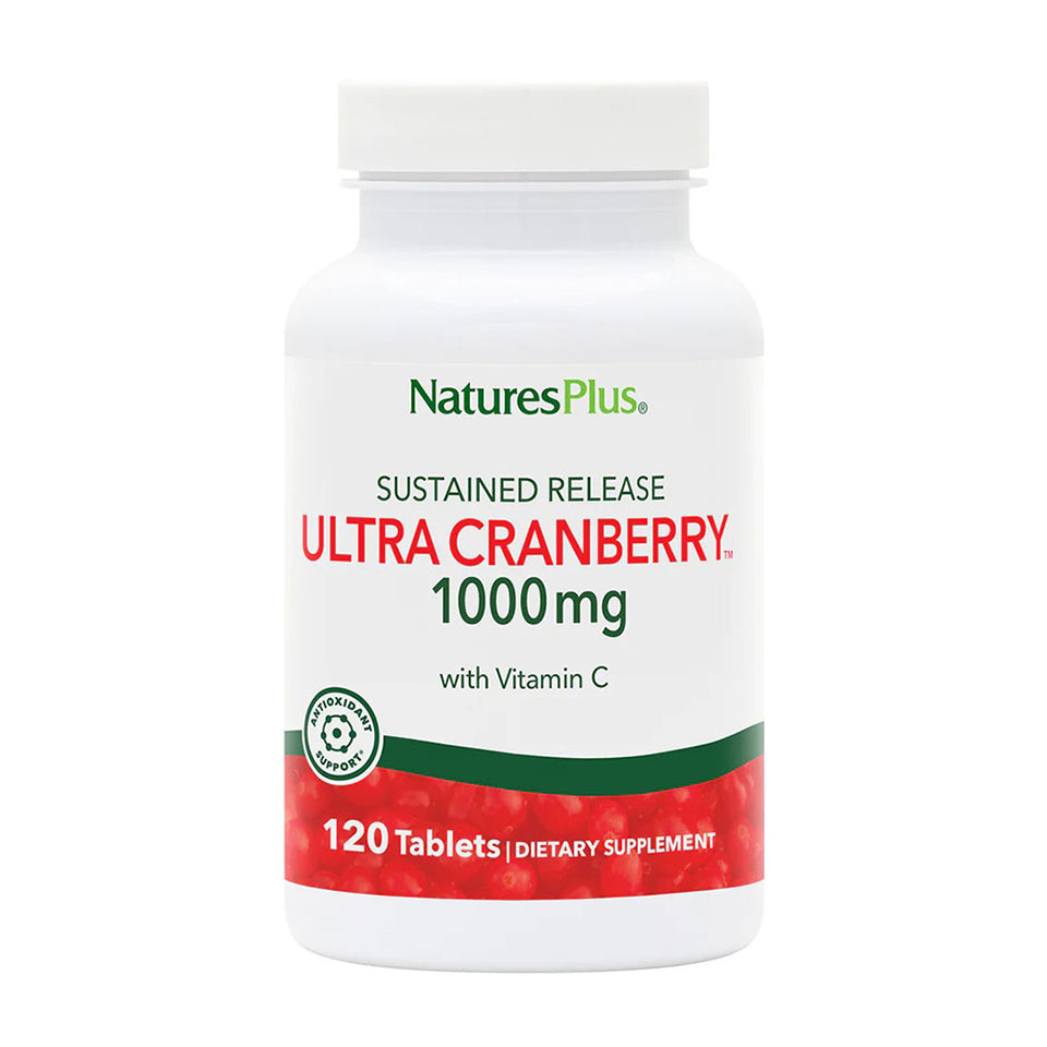 ネイチャーズプラス_サステインドリリース ウルトラクランベリー 1000mg ビタミンC配合 120粒