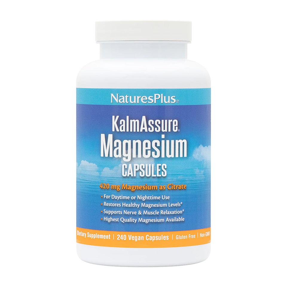 ネイチャーズプラス_カムアシュア マグネシウムカプセル 420mg、240ベジカプセル