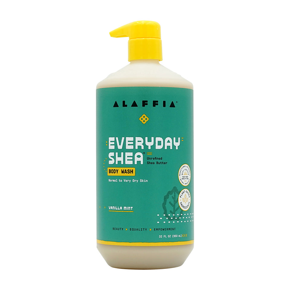 アラフィア_エブリデイ シアボディウォッシュ バニラミント, 950ml