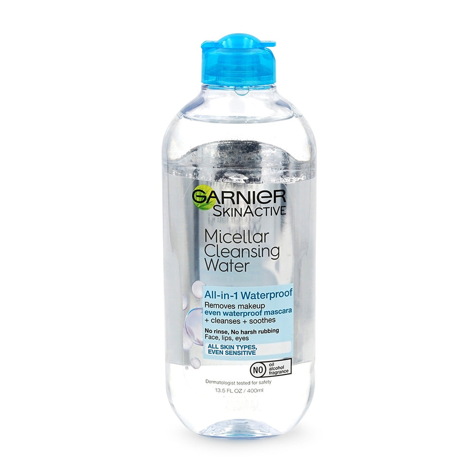 SkinActive, ミセラークレンジングウォーター、オールインワンウォータープルーフ 400ml
