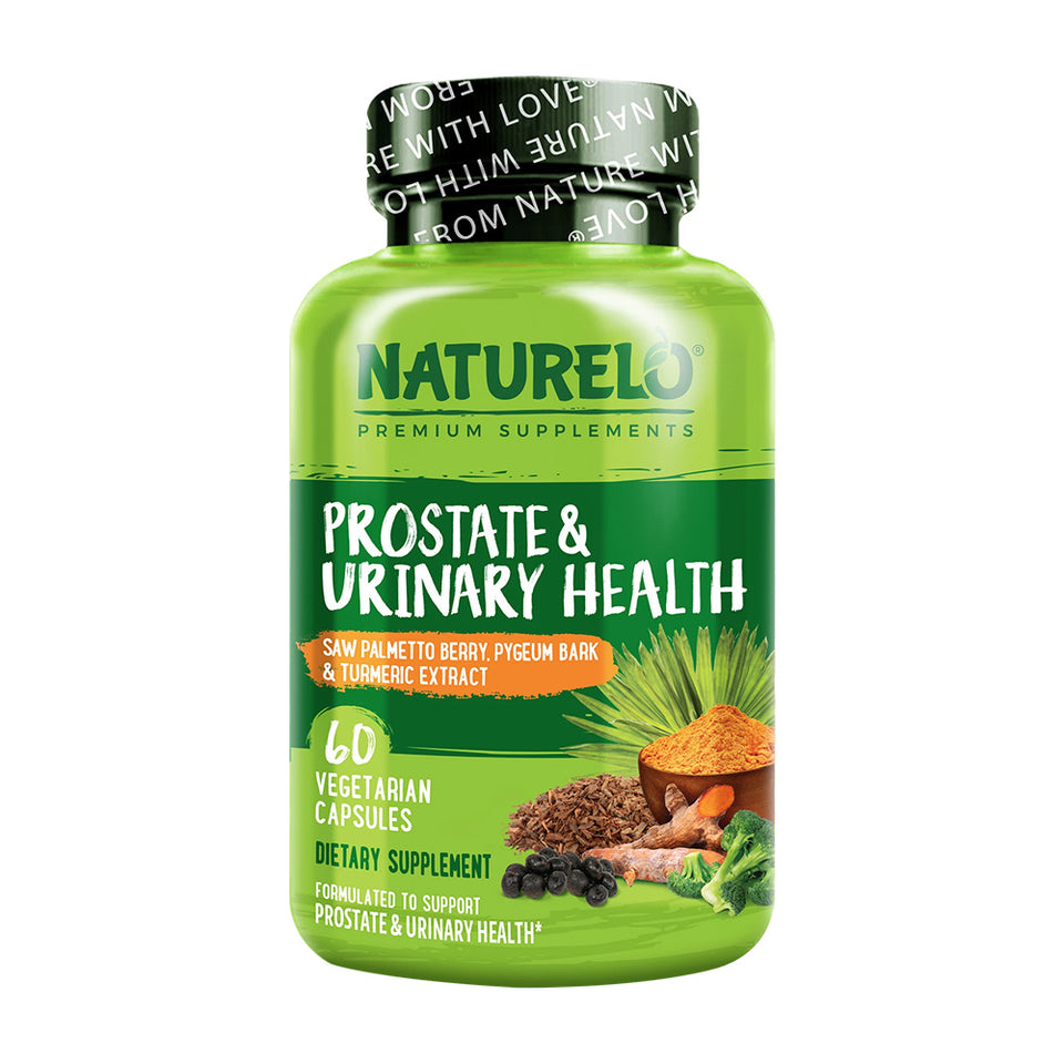 Naturelo 前立腺&尿路健康, 60 植物性カプセル