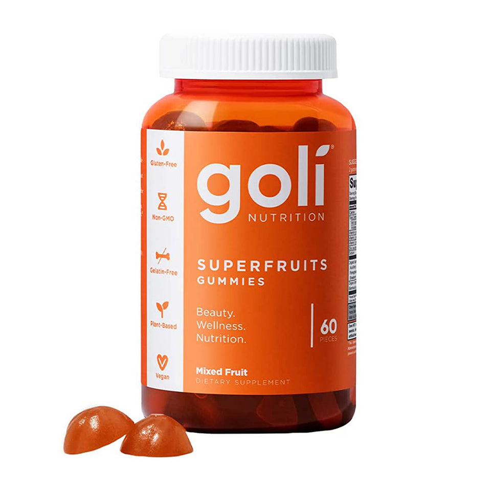 Goli Nutrition スーパーフルーツグミ ミックスドフルーツ 60個