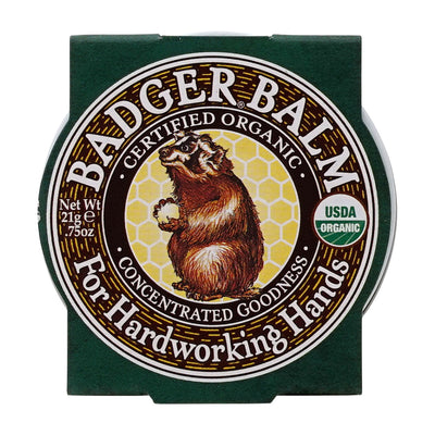 Organic Badger Balm For Hardworking Hands 0.75 oz