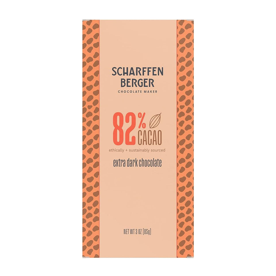 シャッフェンバーガー_82% エクストラダークチョコレートバー、85g