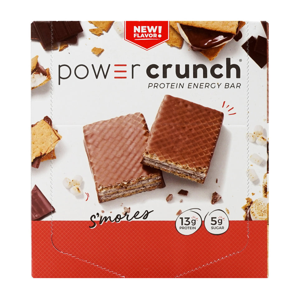 パワー クランチ_オリジナルプロテインエナジーバー スモア、12個入り