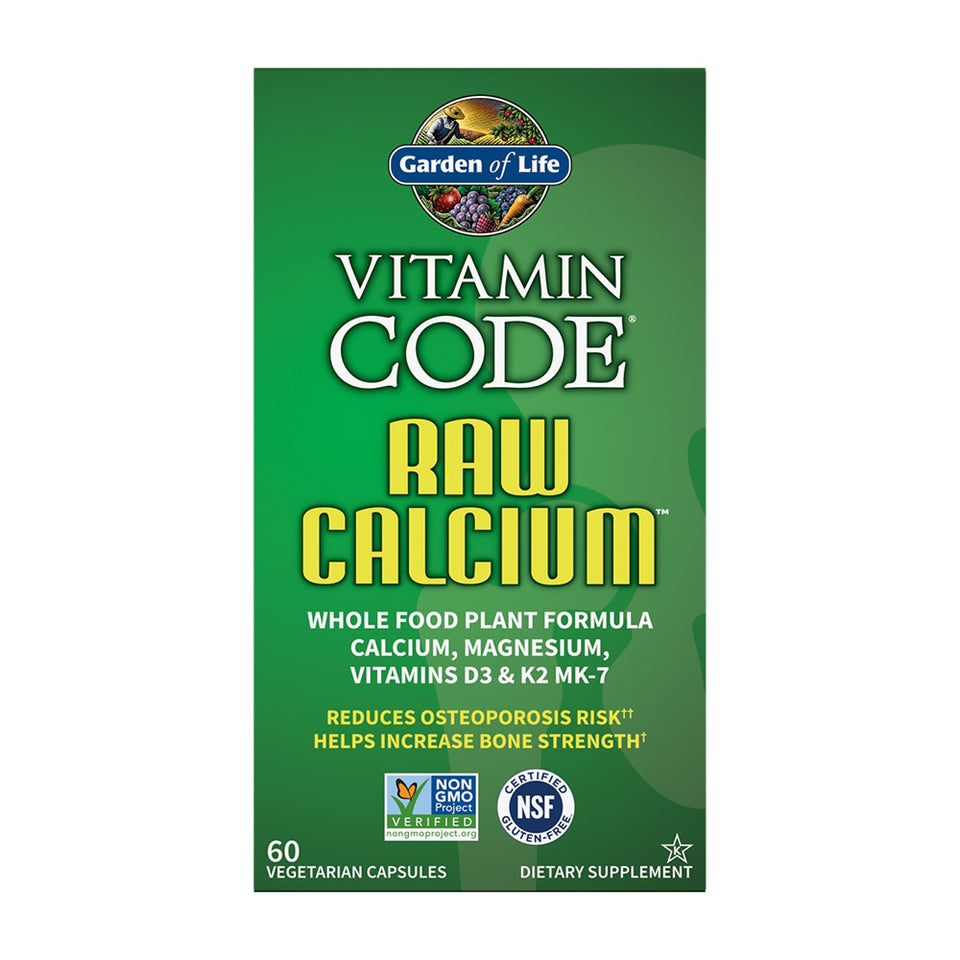 Vitamin Code Raw Calcium, 60 Vegetarian Capsules