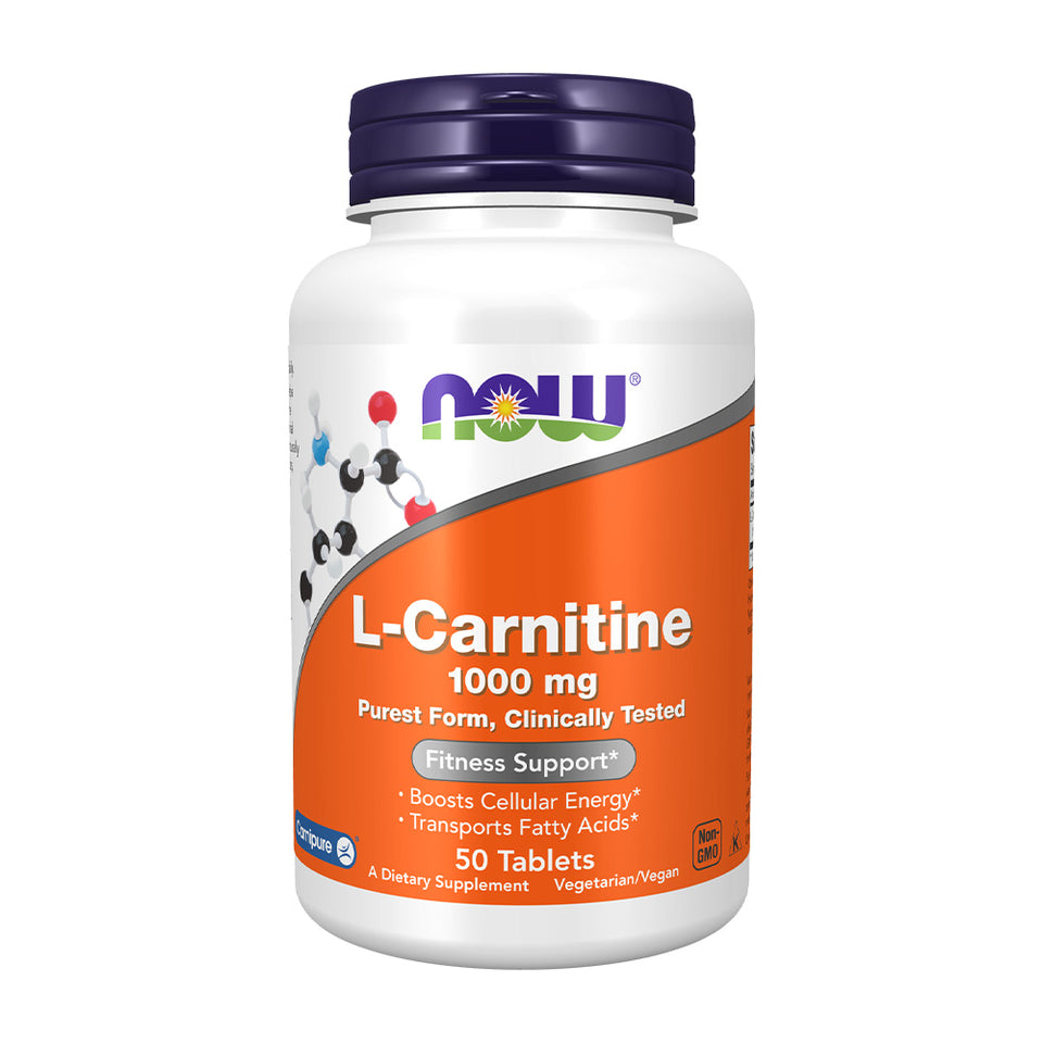 나우푸드_L-Carnitine 1000 mg, 50 Tablets