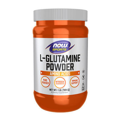 나우푸드_Sports L-Glutamine Powder, 1 lb