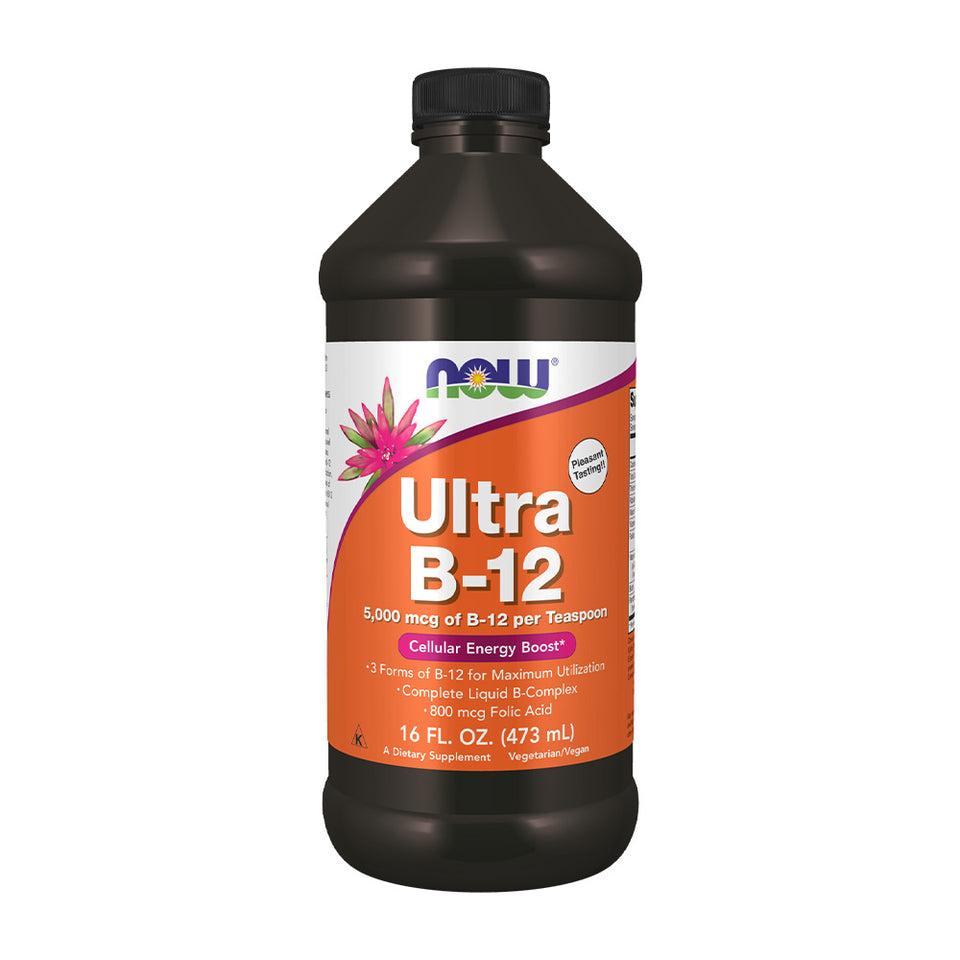 나우푸드_Ultra B-12 5,000 mcg, 16 fl oz