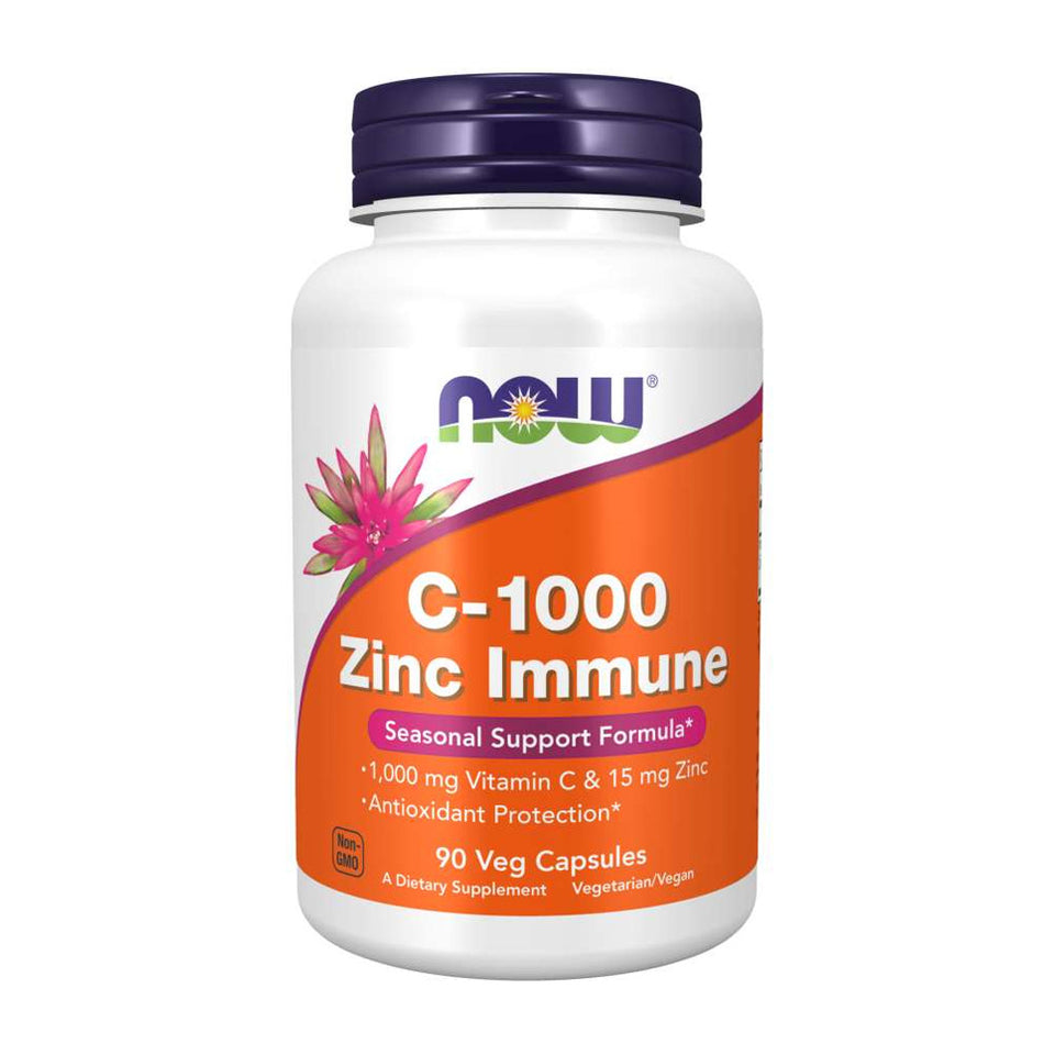 나우푸드_C-1000 Zinc Immune 90 Veg Capsules