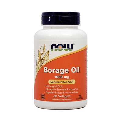 나우푸드_Borage Oil 1000 mg 60 Softgels