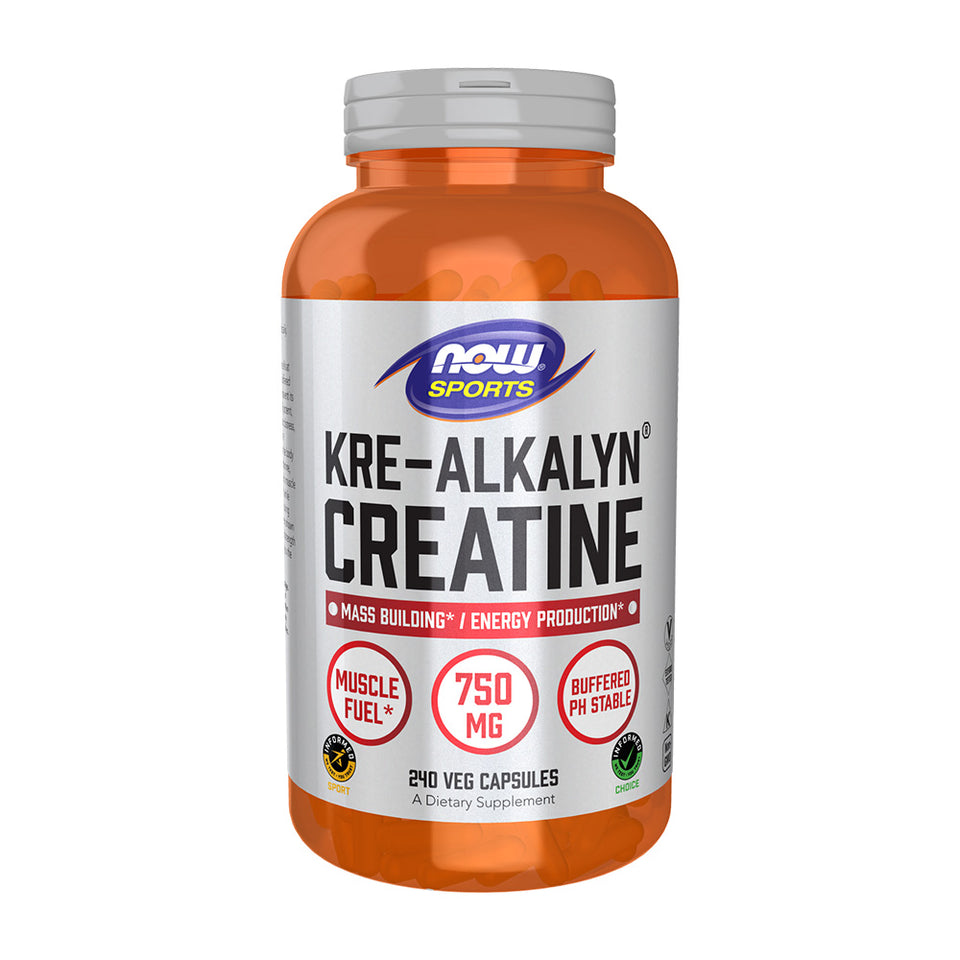 나우푸드_Kre-Alkalyn Creatine 750 mg, 240 Veg Capsules