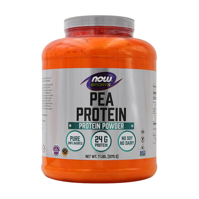 나우푸드_Sports Pea Protein Powder Unflavored, 7 lb