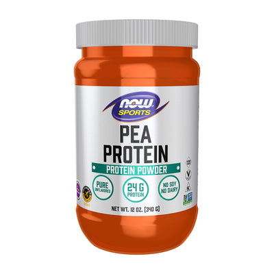 나우푸드_Sports Pea Protein Powder Unflavored, 12 oz